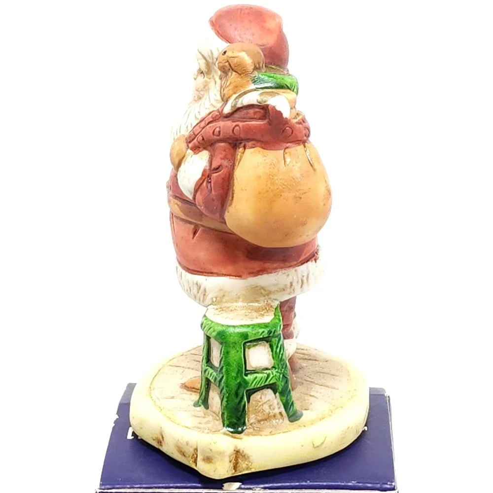 Santa Through The Years‎ 1940 Jolly Old ST. Nick Christmas Porcelain 1990 Vtg